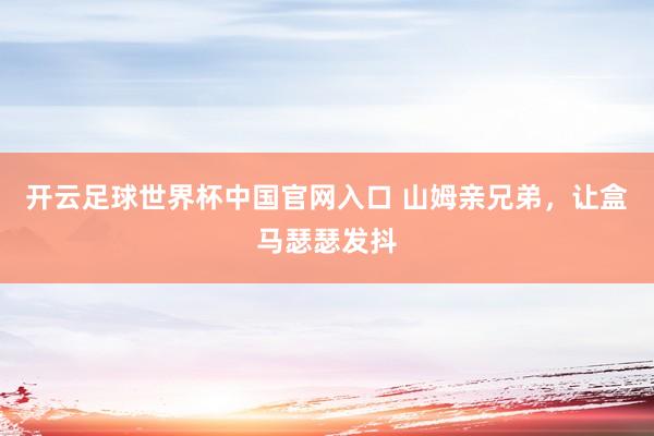 开云足球世界杯中国官网入口 山姆亲兄弟，让盒马瑟瑟发抖